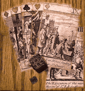 Карты и кости во времена пиратов XVII века